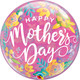 22 inch Mother's Day Colourful Floral Bubble Balloon (1)