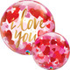 22 inch I Love You Paper Hearts Bubble Balloon (1)