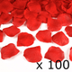 Red Rose Petals (100)