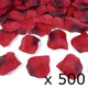 Dark Red & Burgundy Rose Petals (500)