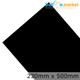 Black Hot Flex Clothing Vinyl - 230mm x 500mm (1 sheet)
