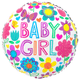 18 inch Baby Girl Floral Butterfly Foil Balloon (1)