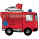 22 inch Fire Engine Supershape Foil Balloon (1)