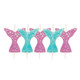 Glitter Mermaid Tail Pick Candles (5)