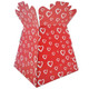 Red & White Hearts Glossy Hamper Boxes (30)