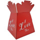 I Love You Red & White Glossy Hamper Boxes (30)