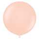 24" Macaron Salmon Kalisan Latex Balloons (2)