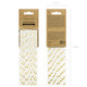 Hearts Metallic Gold Paper Straws (10)