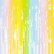 Pastel Rainbow Metallic Door Curtain - 3.2ft (1)