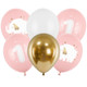 12 inch Light Pink One Assorted Latex Balloons (6)