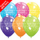 11 inch Welcome Home! Stars Tropical Assortment Latex Balloons (