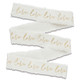 Love Cream & Gold Cotton Ribbon - 25mm x 5m (1)