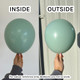 5" Empower-Mint Tuftex Latex Balloons (50)