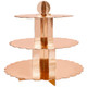 Rose Gold Scalloped Edge Cupcake Stand (1)