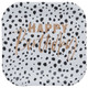 Happy Birthday Dalmatian Square Paper Plates (10)