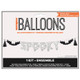 4.75 inch Spooky Mini Foil Balloon Banner Pack (1)