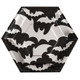 Silver Bat Hexagon Paper Plates (8)