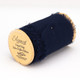 Navy Blue Frayed Edge Chiffon Ribbon - 50mm x 5m (1)