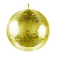 30cm XL Gold Mirror Ball (1)