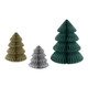 Christmas Tree Mini Honeycomb Hanging Decorations (3)