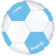 18 inch Light Blue Football Foil Balloon (1)