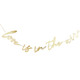 Love Is In The Air Paper Gold Script Banner - 2m (1)