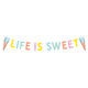 Pastel Ice Cream Life Is Sweet Paper Letter Banner - 6ft. (1)