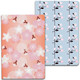 A5 Sakura Orange & Blue Dotted Notebooks (2)