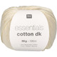 Rico Essentials Cream Cotton Yarn Ball - 50g (1)