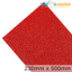 Red Glitter Cool Flex Clothing Vinyl - 230mm x 500mm (1 sheet)