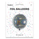 16 inch Disco Ball Holographic Sphere Foil Balloon (1)