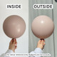 5" Standard Pink Blush Kalisan Latex Balloons (100)