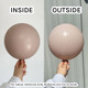 12" Standard Pink Blush Kalisan Latex Balloons (100)