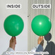 18" Fashion Green Sempertex Latex Balloons (25)