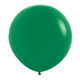 24" Fashion Forest Green Sempertex Latex Balloons (3)