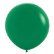 24" Fashion Forest Green Sempertex Latex Balloons (3)