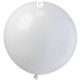 31" Standard White Gemar Latex Balloons (10)