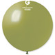 31" Standard Olive Green Gemar Latex Balloons (10)