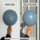 12" Pastel Dusk Blue Sempertex Latex Balloons (50)