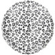 18 inch Catty Neva White Leopard Print Foil Balloon (1)