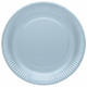 Clear Sky Blue Paper Plates (8)