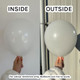 13" Standard White Gemar G-Link Latex Balloons (50)