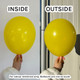 13" Standard Yellow Gemar G-Link Latex Balloons (50)
