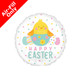 9 inch Happy Easter Tweetings Foil Balloon (1)