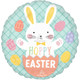 18 inch Hoppy Easter Bunny Foil Balloon (1)
