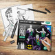 The Joker Heroes & Villains Pro Fan Art Colouring Kit (1)