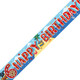 Age 6 Pirate Party Holographic Birthday Banner - 2.7m (1)