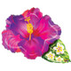 31 inch Purple Tropical Flower Foil Balloon (1)