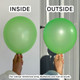 gemar neon green latex balloons