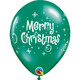 11 inch Christmas Ornaments Emerald Green Latex Balloons (6)